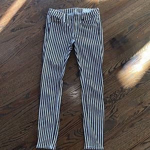 Rag and bone skinny high rise medium stripe pant 🔥